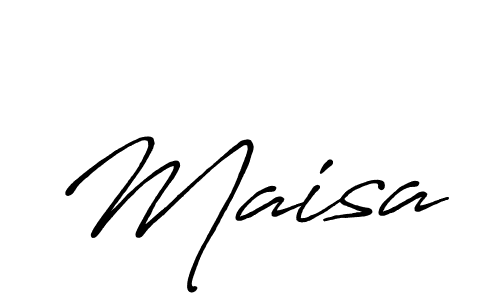 The best way (Antro_Vectra_Bolder) to make a short signature is to pick only two or three words in your name. The name Maisa include a total of six letters. For converting this name. Maisa signature style 7 images and pictures png