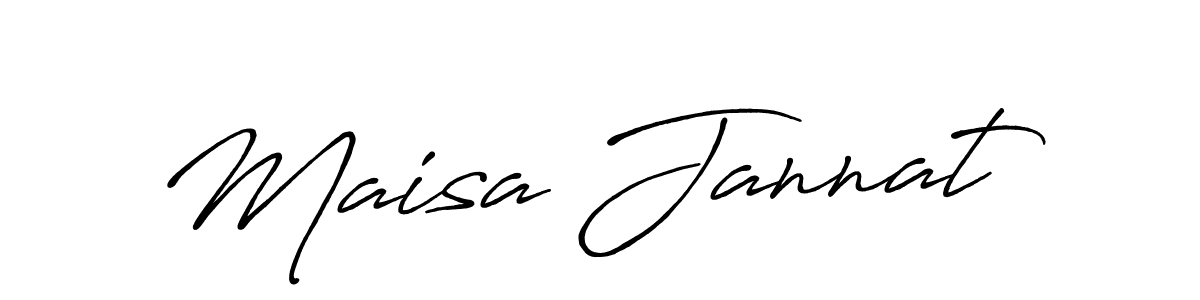 Make a beautiful signature design for name Maisa Jannat. Use this online signature maker to create a handwritten signature for free. Maisa Jannat signature style 7 images and pictures png