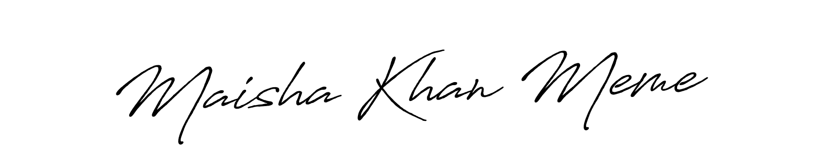 Make a beautiful signature design for name Maisha Khan Meme. Use this online signature maker to create a handwritten signature for free. Maisha Khan Meme signature style 7 images and pictures png