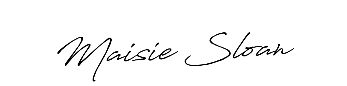 You should practise on your own different ways (Antro_Vectra_Bolder) to write your name (Maisie Sloan) in signature. don't let someone else do it for you. Maisie Sloan signature style 7 images and pictures png