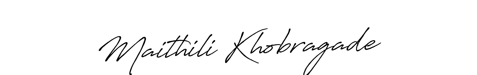 You should practise on your own different ways (Antro_Vectra_Bolder) to write your name (Maithili Khobragade) in signature. don't let someone else do it for you. Maithili Khobragade signature style 7 images and pictures png