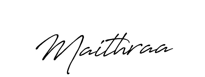 The best way (Antro_Vectra_Bolder) to make a short signature is to pick only two or three words in your name. The name Maithraa include a total of six letters. For converting this name. Maithraa signature style 7 images and pictures png