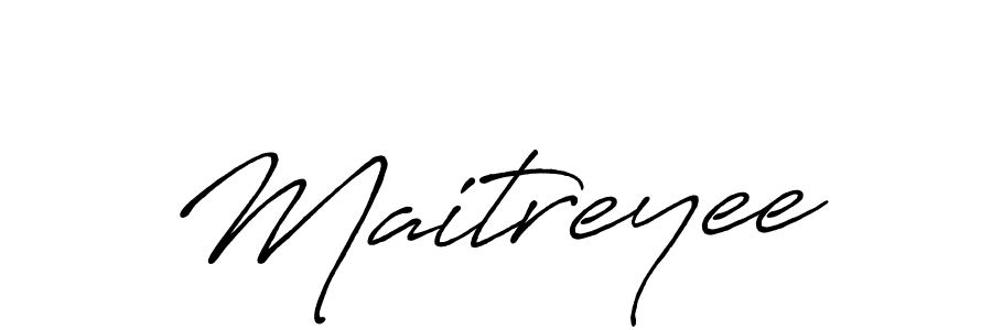 Maitreyee stylish signature style. Best Handwritten Sign (Antro_Vectra_Bolder) for my name. Handwritten Signature Collection Ideas for my name Maitreyee. Maitreyee signature style 7 images and pictures png