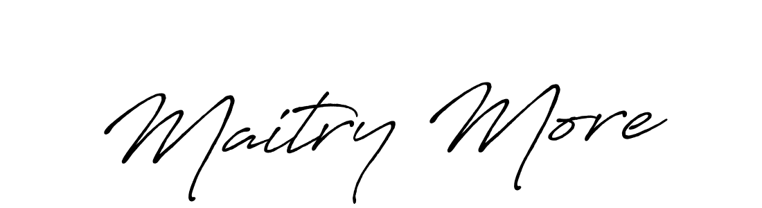 Make a beautiful signature design for name Maitry More. Use this online signature maker to create a handwritten signature for free. Maitry More signature style 7 images and pictures png