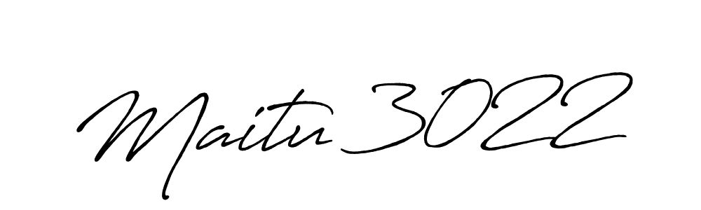 How to make Maitu 3022 signature? Antro_Vectra_Bolder is a professional autograph style. Create handwritten signature for Maitu 3022 name. Maitu 3022 signature style 7 images and pictures png