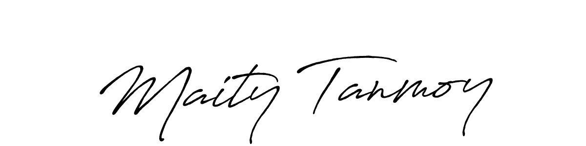 Antro_Vectra_Bolder is a professional signature style that is perfect for those who want to add a touch of class to their signature. It is also a great choice for those who want to make their signature more unique. Get Maity Tanmoy name to fancy signature for free. Maity Tanmoy signature style 7 images and pictures png