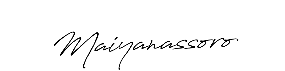 Similarly Antro_Vectra_Bolder is the best handwritten signature design. Signature creator online .You can use it as an online autograph creator for name Maiyanassoro. Maiyanassoro signature style 7 images and pictures png