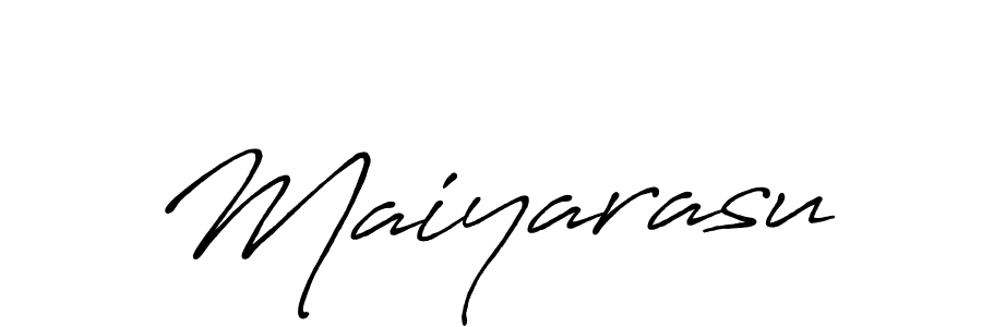 How to make Maiyarasu signature? Antro_Vectra_Bolder is a professional autograph style. Create handwritten signature for Maiyarasu name. Maiyarasu signature style 7 images and pictures png