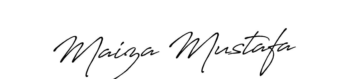 It looks lik you need a new signature style for name Maiza Mustafa. Design unique handwritten (Antro_Vectra_Bolder) signature with our free signature maker in just a few clicks. Maiza Mustafa signature style 7 images and pictures png
