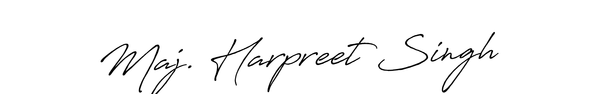 How to Draw Maj. Harpreet Singh signature style? Antro_Vectra_Bolder is a latest design signature styles for name Maj. Harpreet Singh. Maj. Harpreet Singh signature style 7 images and pictures png