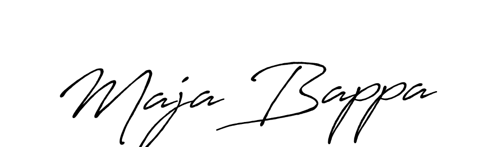 Antro_Vectra_Bolder is a professional signature style that is perfect for those who want to add a touch of class to their signature. It is also a great choice for those who want to make their signature more unique. Get Maja Bappa name to fancy signature for free. Maja Bappa signature style 7 images and pictures png