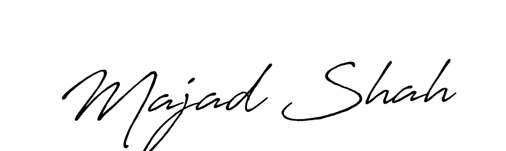 The best way (Antro_Vectra_Bolder) to make a short signature is to pick only two or three words in your name. The name Majad Shah include a total of six letters. For converting this name. Majad Shah signature style 7 images and pictures png