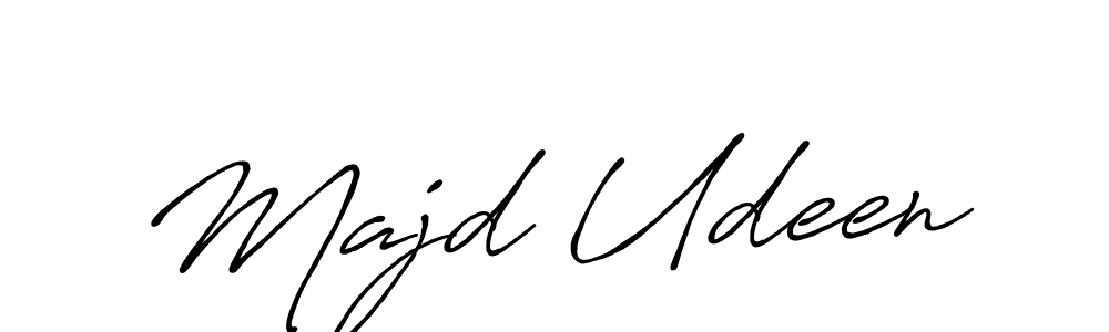 How to make Majd Udeen signature? Antro_Vectra_Bolder is a professional autograph style. Create handwritten signature for Majd Udeen name. Majd Udeen signature style 7 images and pictures png