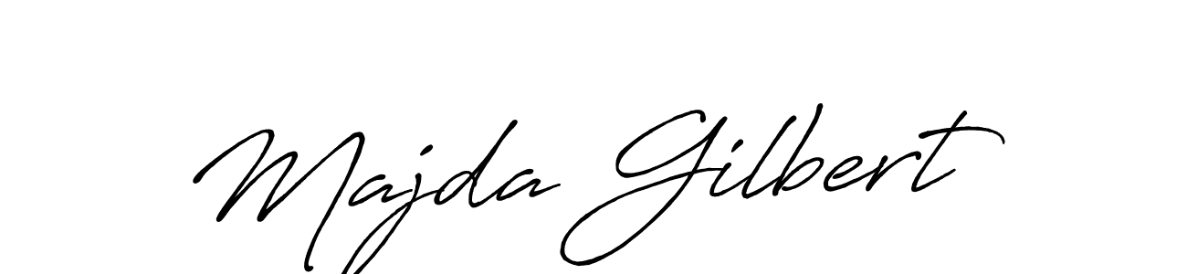 It looks lik you need a new signature style for name Majda Gilbert. Design unique handwritten (Antro_Vectra_Bolder) signature with our free signature maker in just a few clicks. Majda Gilbert signature style 7 images and pictures png