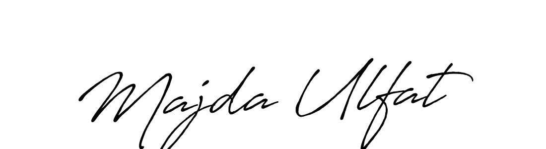 How to make Majda Ulfat signature? Antro_Vectra_Bolder is a professional autograph style. Create handwritten signature for Majda Ulfat name. Majda Ulfat signature style 7 images and pictures png