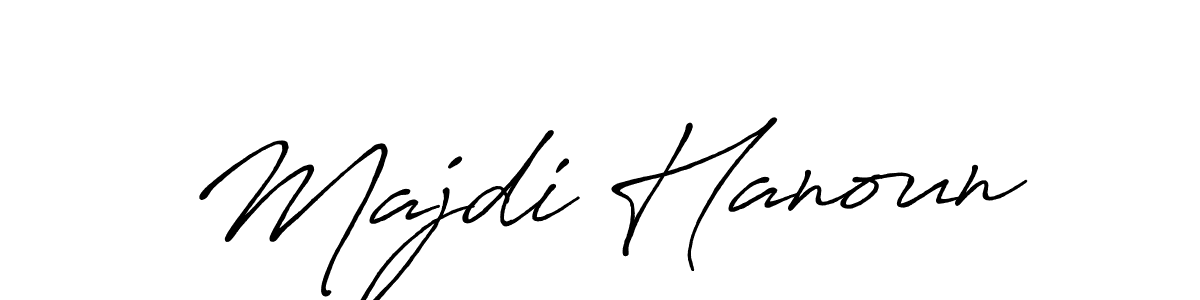 Antro_Vectra_Bolder is a professional signature style that is perfect for those who want to add a touch of class to their signature. It is also a great choice for those who want to make their signature more unique. Get Majdi Hanoun name to fancy signature for free. Majdi Hanoun signature style 7 images and pictures png