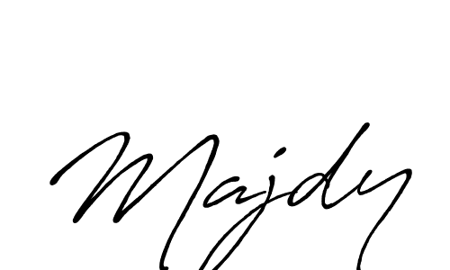 The best way (Antro_Vectra_Bolder) to make a short signature is to pick only two or three words in your name. The name Majdy include a total of six letters. For converting this name. Majdy signature style 7 images and pictures png