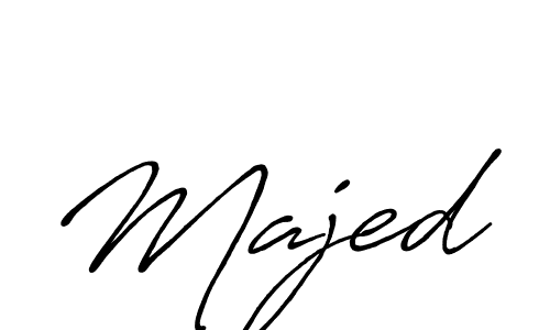 How to make Majed signature? Antro_Vectra_Bolder is a professional autograph style. Create handwritten signature for Majed name. Majed signature style 7 images and pictures png