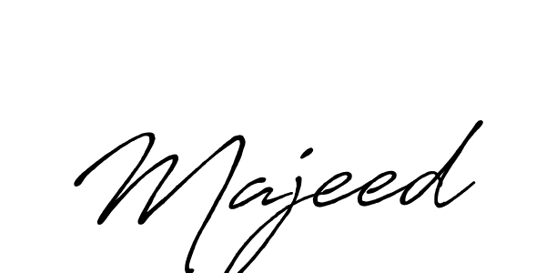 Create a beautiful signature design for name Majeed. With this signature (Antro_Vectra_Bolder) fonts, you can make a handwritten signature for free. Majeed signature style 7 images and pictures png