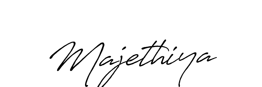 Make a beautiful signature design for name Majethiya. With this signature (Antro_Vectra_Bolder) style, you can create a handwritten signature for free. Majethiya signature style 7 images and pictures png