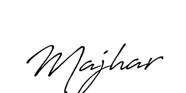 Make a beautiful signature design for name Majhar. With this signature (Antro_Vectra_Bolder) style, you can create a handwritten signature for free. Majhar signature style 7 images and pictures png