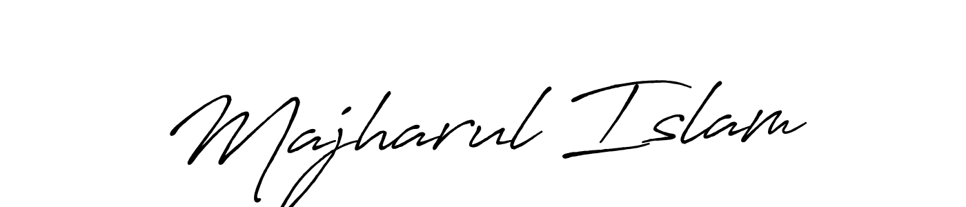 Design your own signature with our free online signature maker. With this signature software, you can create a handwritten (Antro_Vectra_Bolder) signature for name Majharul Islam. Majharul Islam signature style 7 images and pictures png