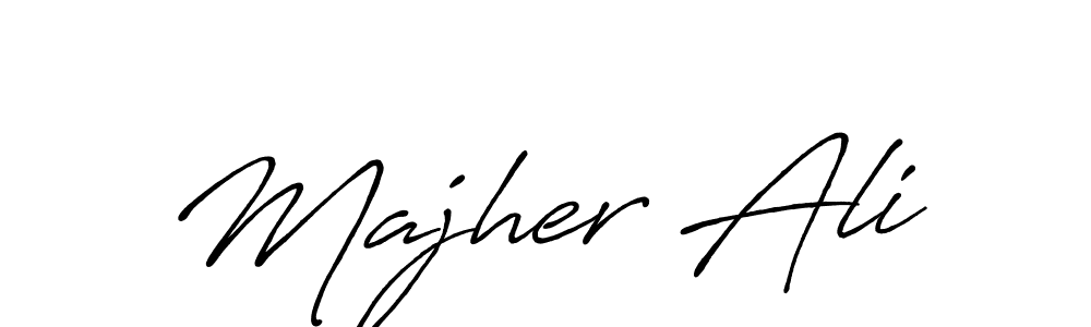 Majher Ali stylish signature style. Best Handwritten Sign (Antro_Vectra_Bolder) for my name. Handwritten Signature Collection Ideas for my name Majher Ali. Majher Ali signature style 7 images and pictures png
