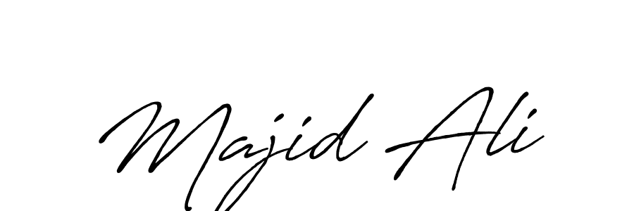 Design your own signature with our free online signature maker. With this signature software, you can create a handwritten (Antro_Vectra_Bolder) signature for name Majid Ali. Majid Ali signature style 7 images and pictures png