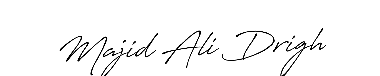 This is the best signature style for the Majid Ali Drigh name. Also you like these signature font (Antro_Vectra_Bolder). Mix name signature. Majid Ali Drigh signature style 7 images and pictures png