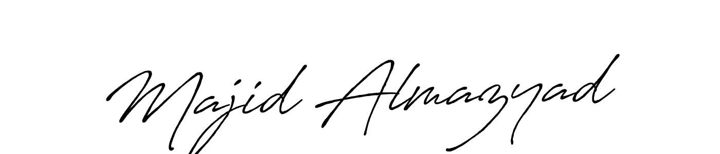 Majid Almazyad stylish signature style. Best Handwritten Sign (Antro_Vectra_Bolder) for my name. Handwritten Signature Collection Ideas for my name Majid Almazyad. Majid Almazyad signature style 7 images and pictures png