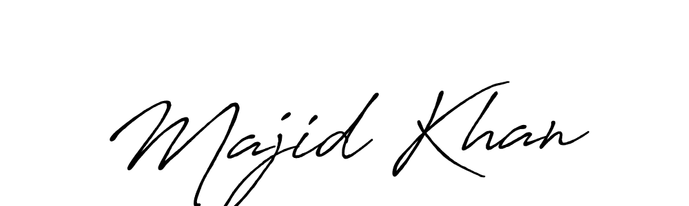 Use a signature maker to create a handwritten signature online. With this signature software, you can design (Antro_Vectra_Bolder) your own signature for name Majid Khan. Majid Khan signature style 7 images and pictures png