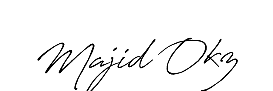 It looks lik you need a new signature style for name Majid Okz. Design unique handwritten (Antro_Vectra_Bolder) signature with our free signature maker in just a few clicks. Majid Okz signature style 7 images and pictures png