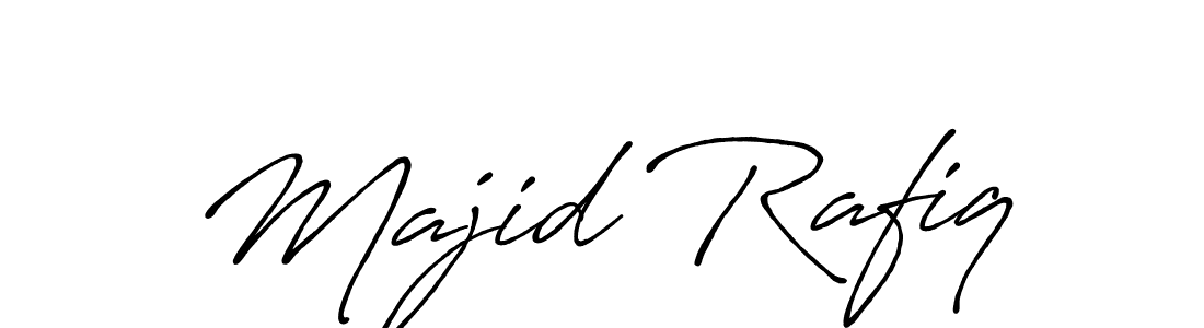 Use a signature maker to create a handwritten signature online. With this signature software, you can design (Antro_Vectra_Bolder) your own signature for name Majid Rafiq. Majid Rafiq signature style 7 images and pictures png