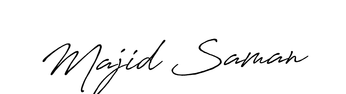 The best way (Antro_Vectra_Bolder) to make a short signature is to pick only two or three words in your name. The name Majid Saman include a total of six letters. For converting this name. Majid Saman signature style 7 images and pictures png