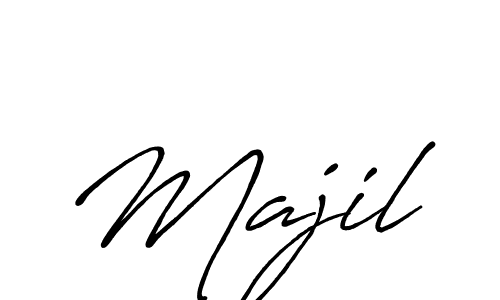 You should practise on your own different ways (Antro_Vectra_Bolder) to write your name (Majil) in signature. don't let someone else do it for you. Majil signature style 7 images and pictures png