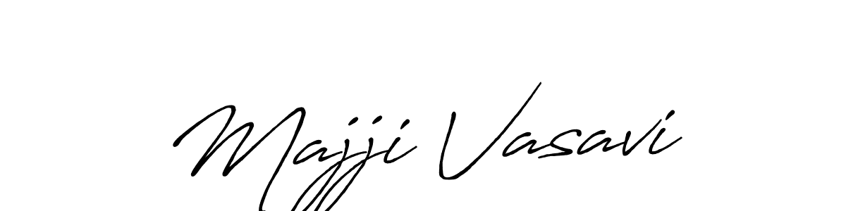 Also we have Majji Vasavi name is the best signature style. Create professional handwritten signature collection using Antro_Vectra_Bolder autograph style. Majji Vasavi signature style 7 images and pictures png