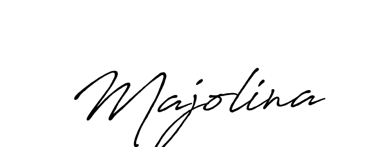 The best way (Antro_Vectra_Bolder) to make a short signature is to pick only two or three words in your name. The name Majolina include a total of six letters. For converting this name. Majolina signature style 7 images and pictures png