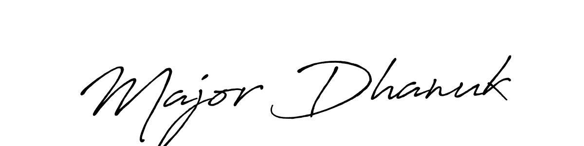 Here are the top 10 professional signature styles for the name Major Dhanuk. These are the best autograph styles you can use for your name. Major Dhanuk signature style 7 images and pictures png