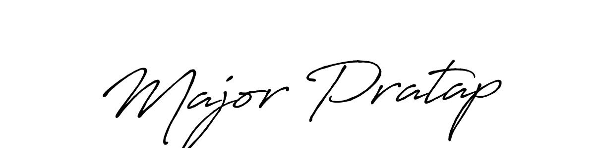 How to make Major Pratap name signature. Use Antro_Vectra_Bolder style for creating short signs online. This is the latest handwritten sign. Major Pratap signature style 7 images and pictures png