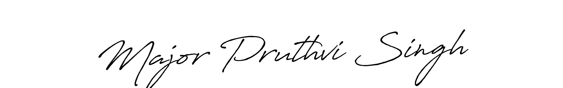 Also we have Major Pruthvi Singh name is the best signature style. Create professional handwritten signature collection using Antro_Vectra_Bolder autograph style. Major Pruthvi Singh signature style 7 images and pictures png