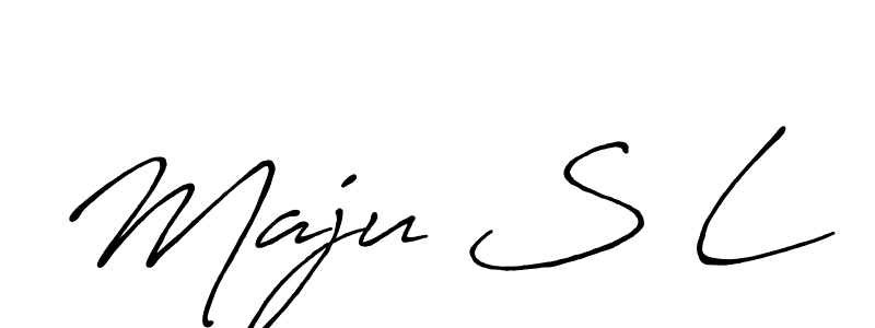 You can use this online signature creator to create a handwritten signature for the name Maju S L. This is the best online autograph maker. Maju S L signature style 7 images and pictures png
