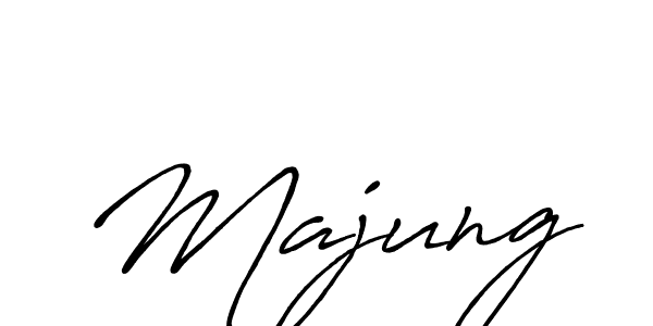 Make a beautiful signature design for name Majung. With this signature (Antro_Vectra_Bolder) style, you can create a handwritten signature for free. Majung signature style 7 images and pictures png