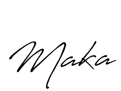 Make a beautiful signature design for name Maka. Use this online signature maker to create a handwritten signature for free. Maka signature style 7 images and pictures png