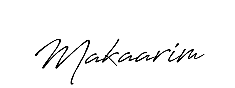 Makaarim stylish signature style. Best Handwritten Sign (Antro_Vectra_Bolder) for my name. Handwritten Signature Collection Ideas for my name Makaarim. Makaarim signature style 7 images and pictures png