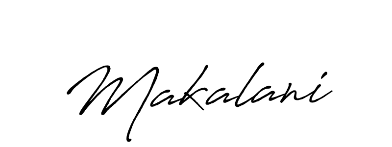 How to make Makalani name signature. Use Antro_Vectra_Bolder style for creating short signs online. This is the latest handwritten sign. Makalani signature style 7 images and pictures png