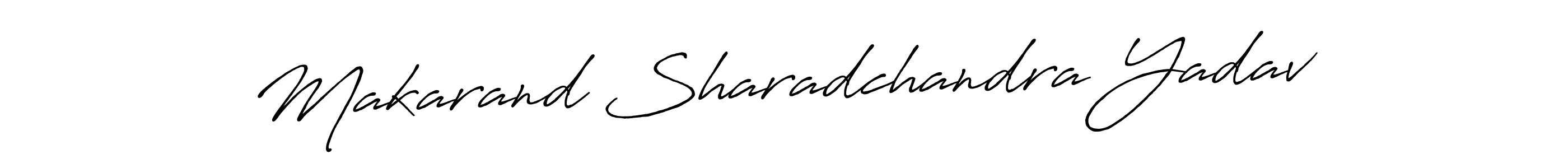 Also we have Makarand Sharadchandra Yadav name is the best signature style. Create professional handwritten signature collection using Antro_Vectra_Bolder autograph style. Makarand Sharadchandra Yadav signature style 7 images and pictures png