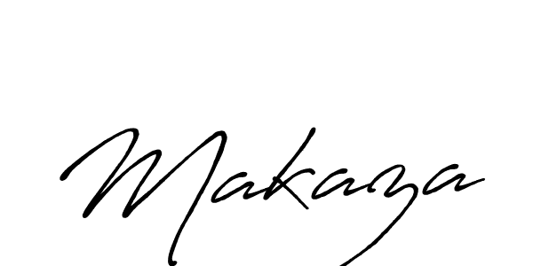 How to make Makaza signature? Antro_Vectra_Bolder is a professional autograph style. Create handwritten signature for Makaza name. Makaza signature style 7 images and pictures png