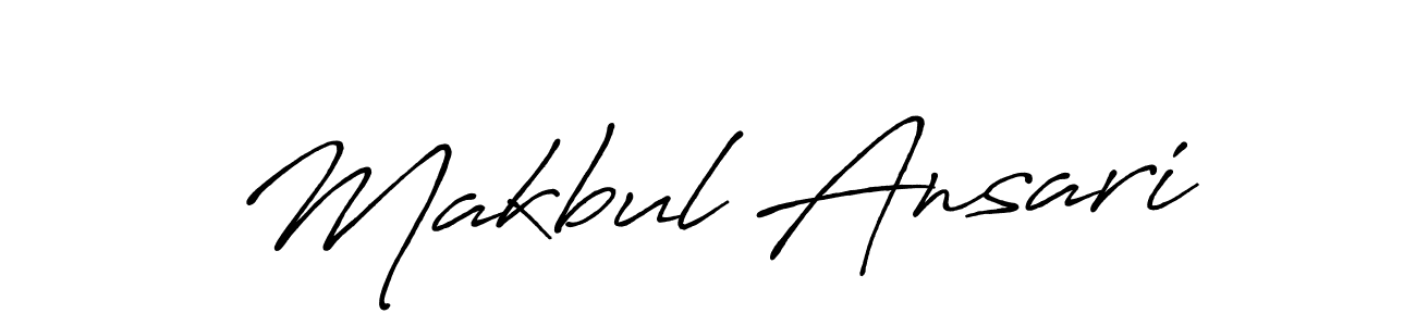 Antro_Vectra_Bolder is a professional signature style that is perfect for those who want to add a touch of class to their signature. It is also a great choice for those who want to make their signature more unique. Get Makbul Ansari name to fancy signature for free. Makbul Ansari signature style 7 images and pictures png