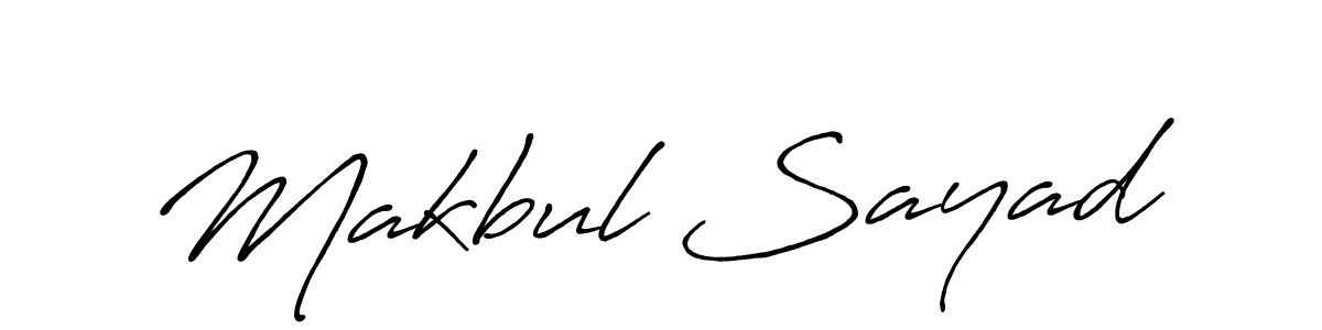 Make a beautiful signature design for name Makbul Sayad. Use this online signature maker to create a handwritten signature for free. Makbul Sayad signature style 7 images and pictures png