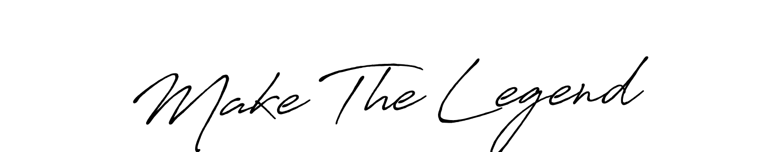 Antro_Vectra_Bolder is a professional signature style that is perfect for those who want to add a touch of class to their signature. It is also a great choice for those who want to make their signature more unique. Get Make The Legend name to fancy signature for free. Make The Legend signature style 7 images and pictures png